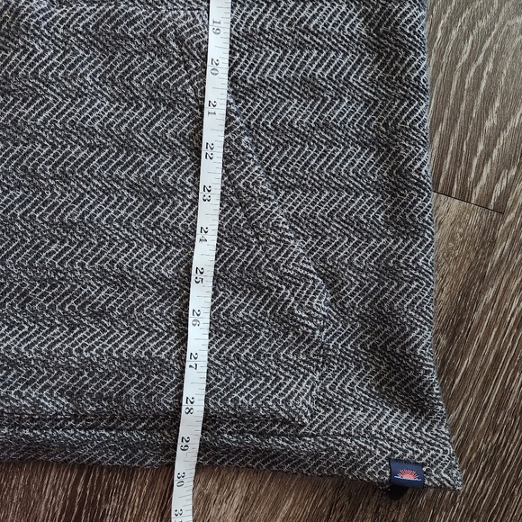 Faherty Mens Herringbone French Terry Beach Hoodie Size Medium NWT Granite - Picture 11 of 12